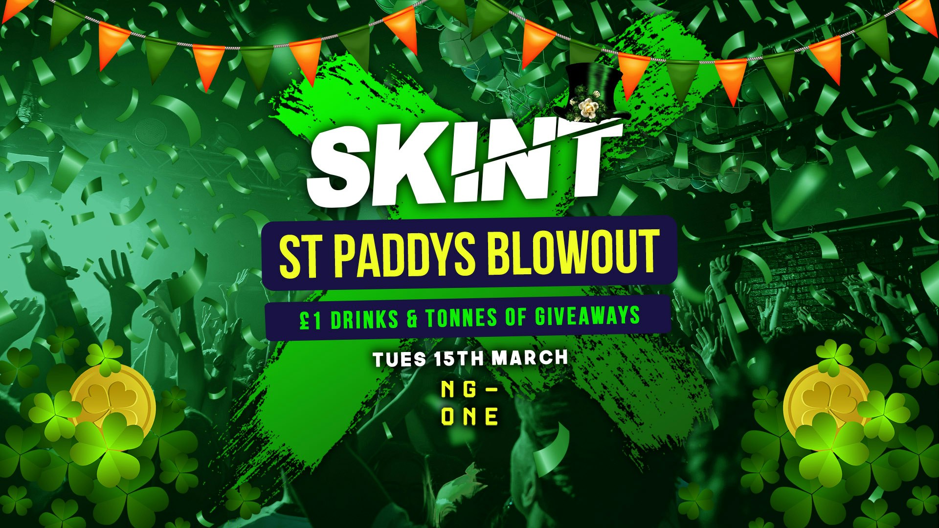 SKINT Tuesdays | St Paddys Blowout [90% SOLD OUT]