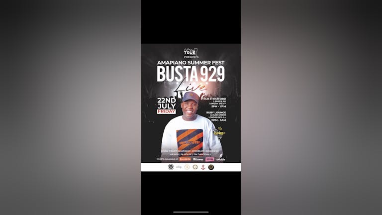 Amapiano summer fest Busta929 day party 