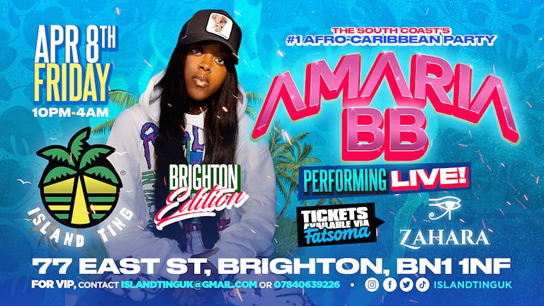 Island Ting (Brighton) w/ Amaria BB Live!