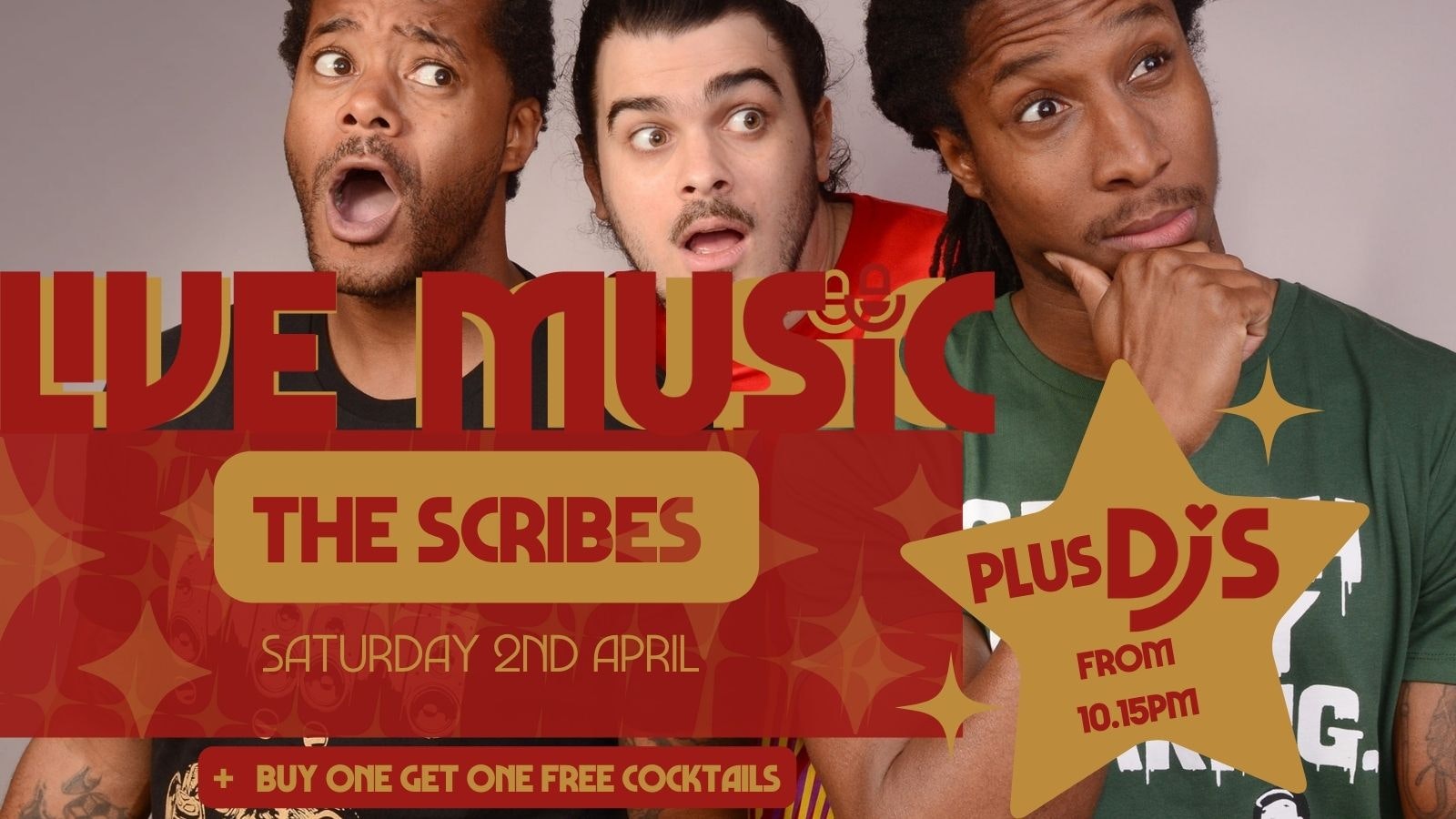 Live Music: THE SCRIBES // Annabel’s Cabaret & Discotheque, Plymouth