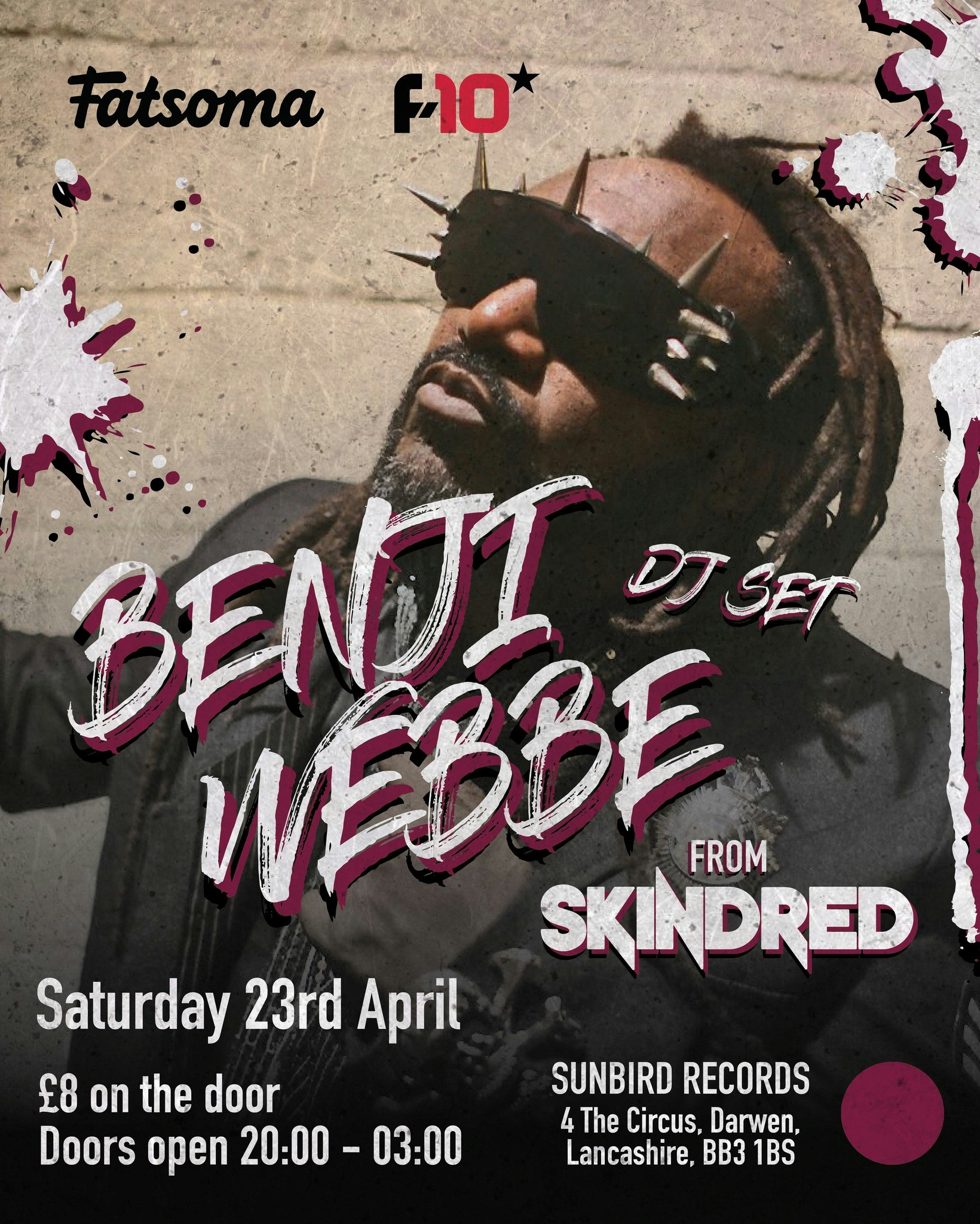 Benji Webbe (Skindred) DJ Set + Kerrang’d & Cory Foster