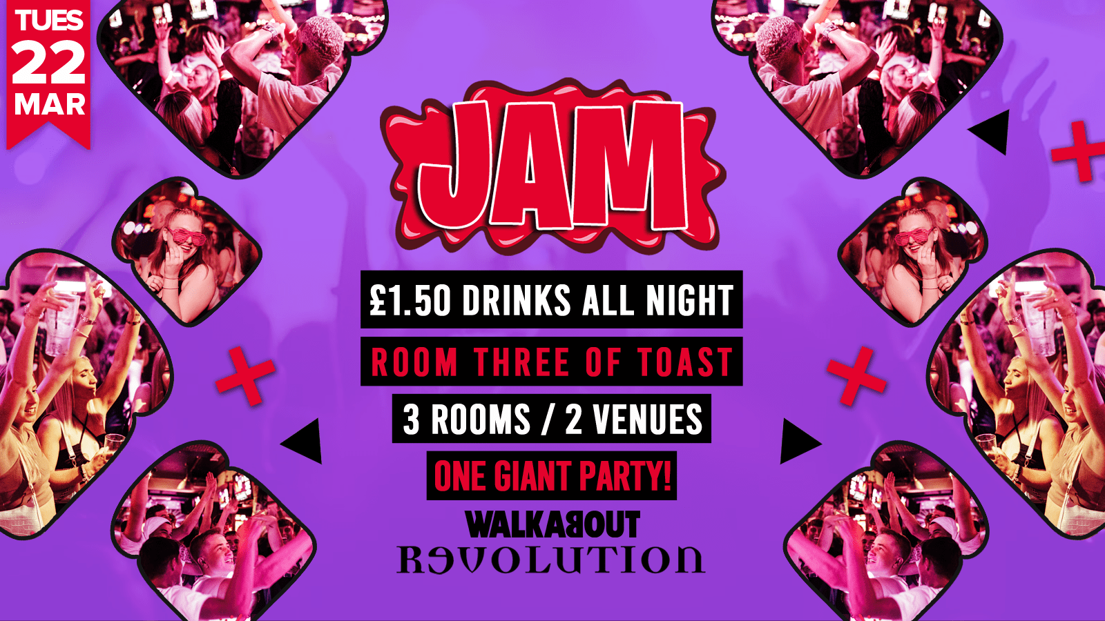 Jam • Room 3 Of Toast • Walkabout & Revolution