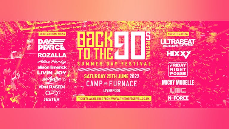 Summer Indoor 90s Day Festival - Liverpool 