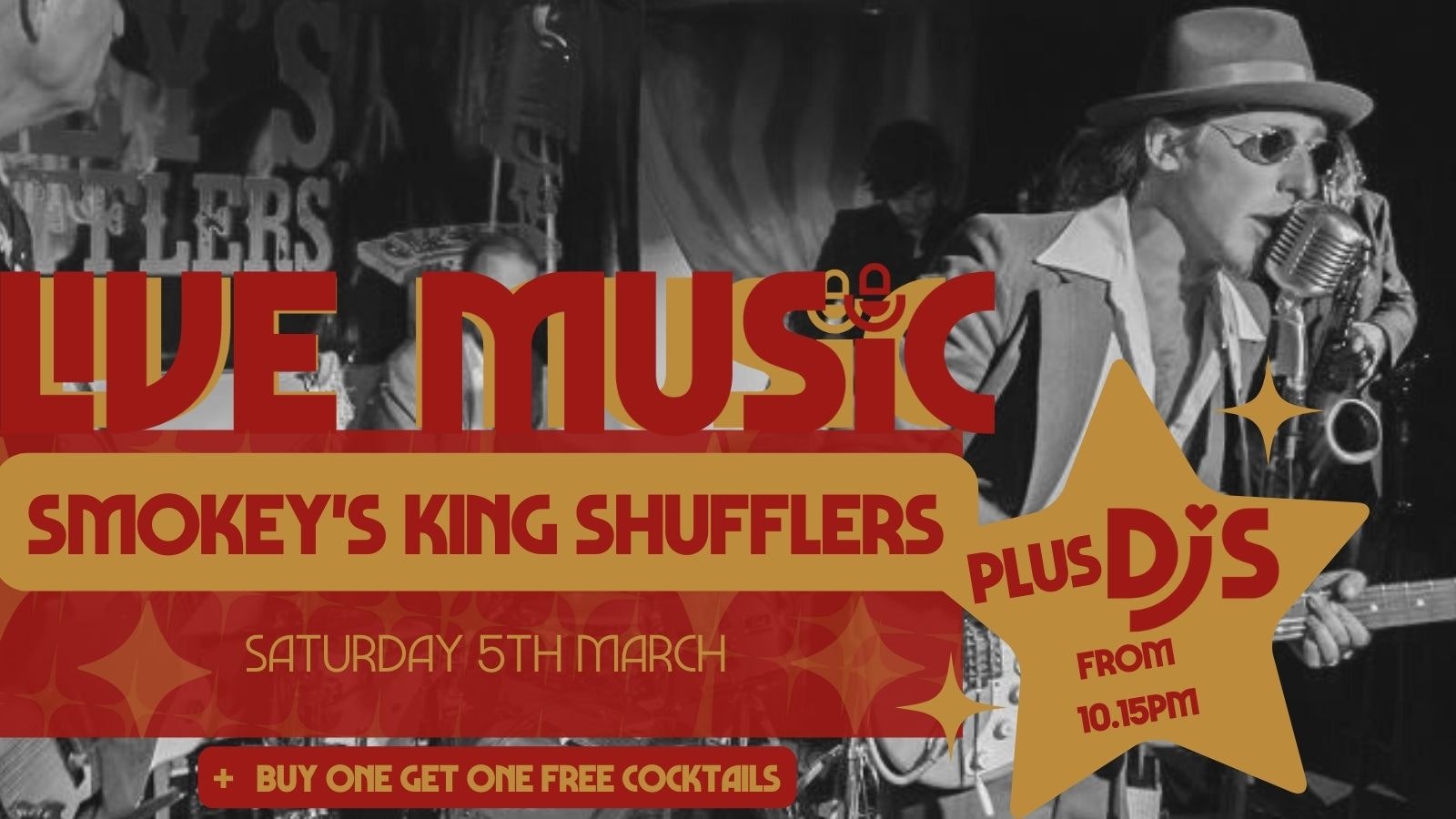 Live Music: SMOKEY’S KING SHUFFLERS // Annabel’s Cabaret & Discotheque, Plymouth