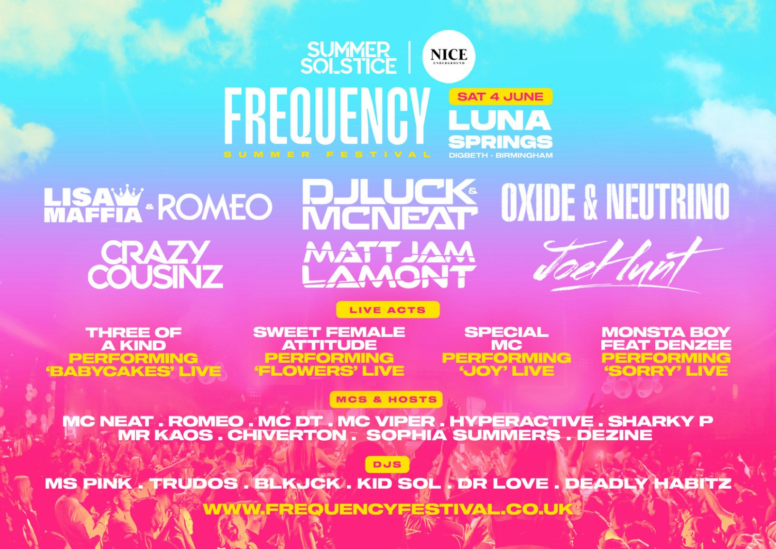 Frequency Summer Festival – Luna Springs – Birmingham