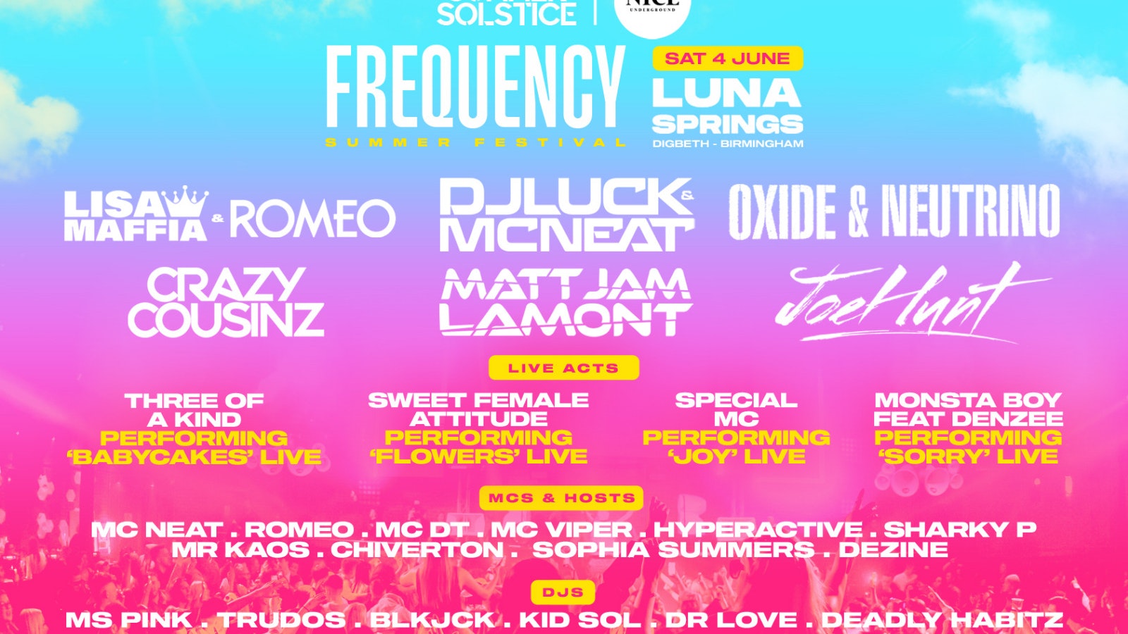 Frequency Summer Festival – Luna Springs – Birmingham