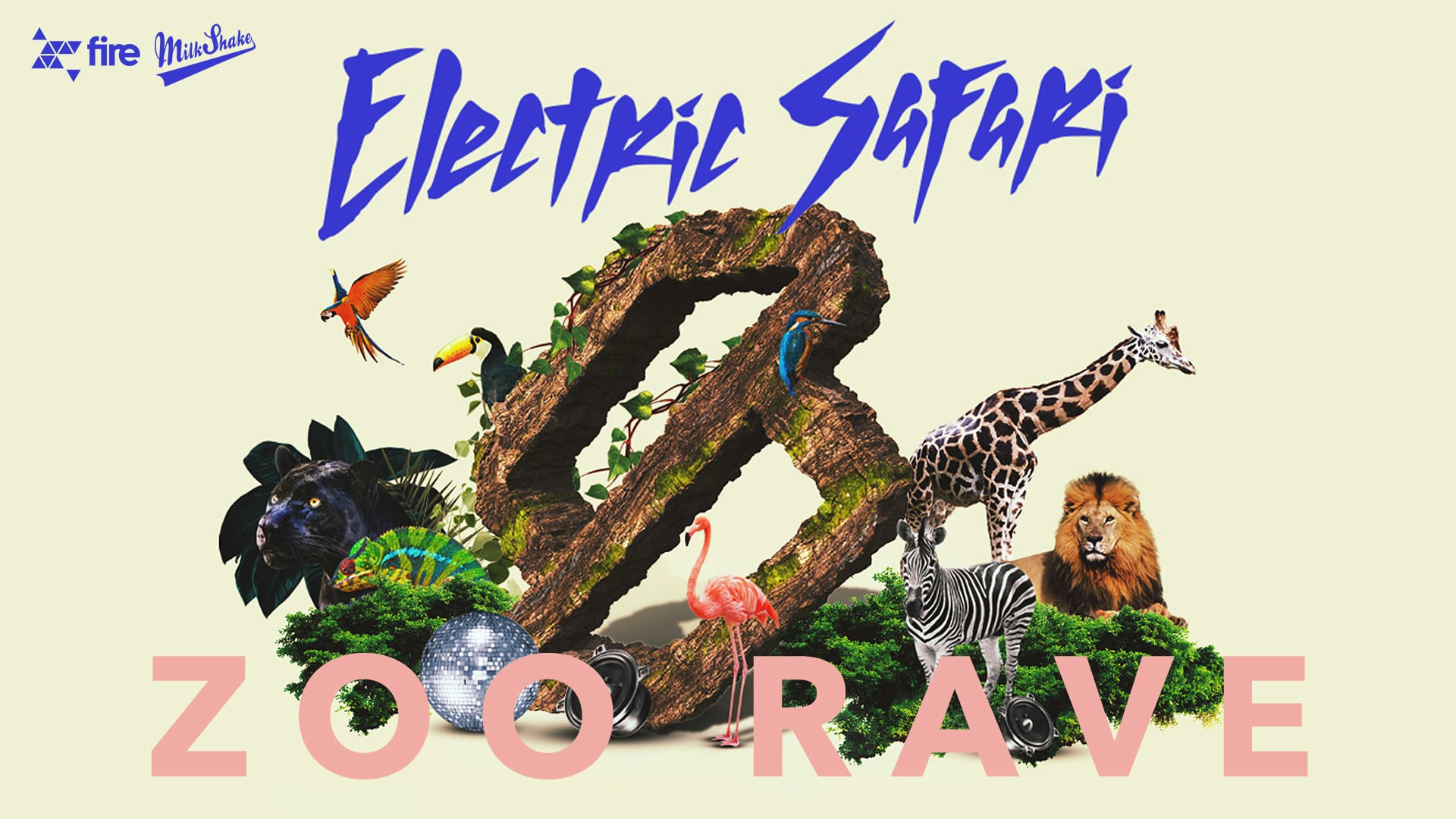 Electric Safari – ZOO RAVE 🐅  London : Saturday April 2nd 2022