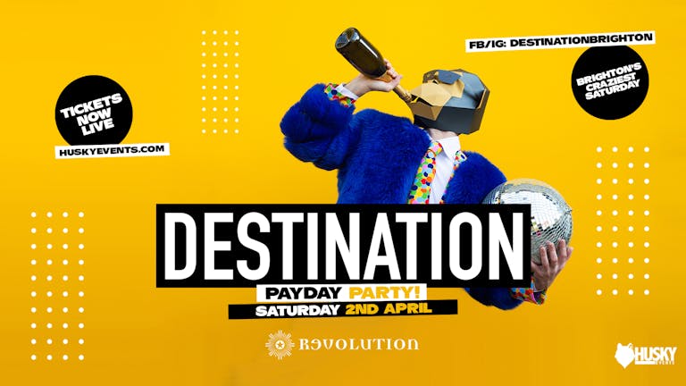 Destination x Revolution Saturdays ➤ Payday Party: LED Violinist ➤ 02.04.2022