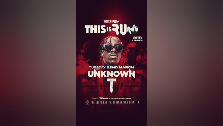 Final 50 tickets THIS IS R.U.M : UNKNOWN T LIVE