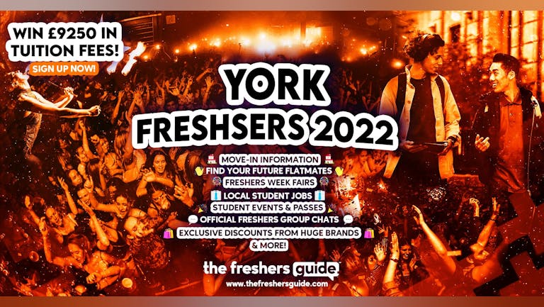 York St John 2022 Freshers Guide. Sign up now for important freshers information! York St John Freshers Week
