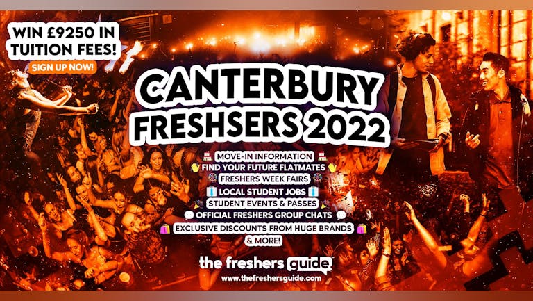 Kent 2022 Freshers Guide. Sign up now for important freshers information! Kent Freshers Week
