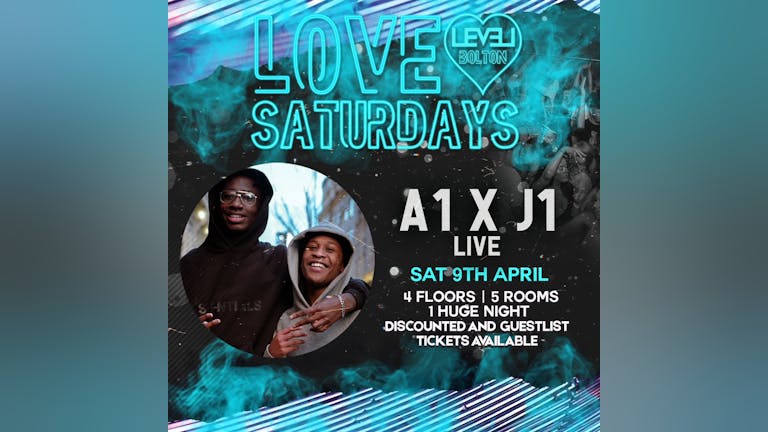A1 x J1 Performing Live - Love Saturday - Level Nightclub Bolton.