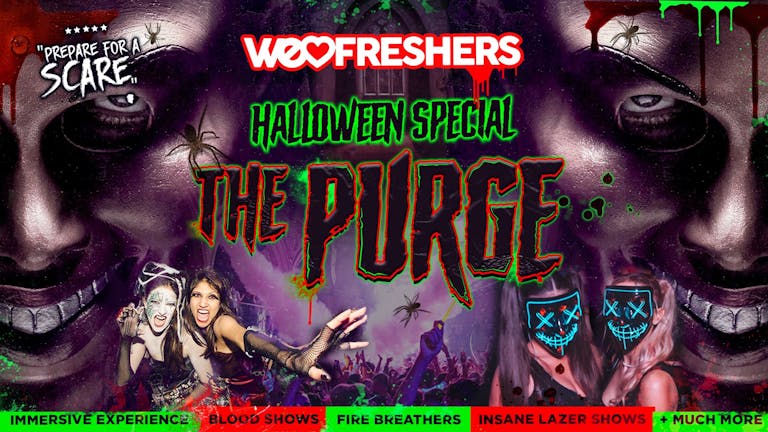 Halloween Purge Leeds 2022 | FINAL 50 TICKETS!! TONIGHT 😈Leeds Biggest & Immersive Halloween Event