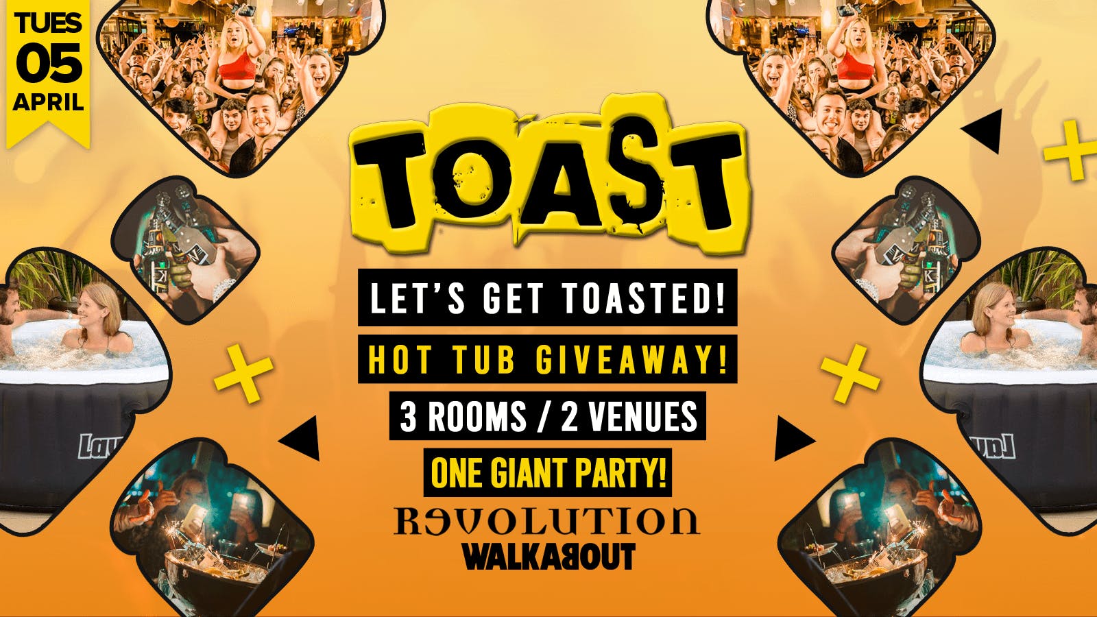 Toast • Hot Tub Giveaway • Revolution & Walkabout