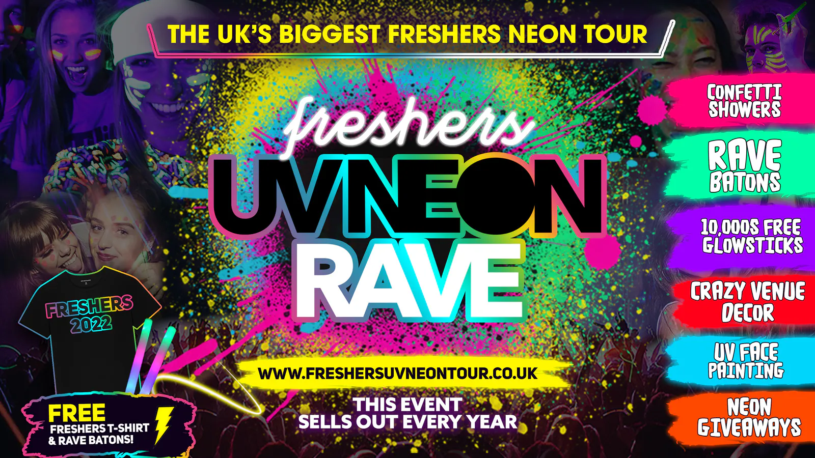 CAMBRIDGE FRESHERS UV NEON RAVE | THE OFFICIAL | Cambridge Freshers ...