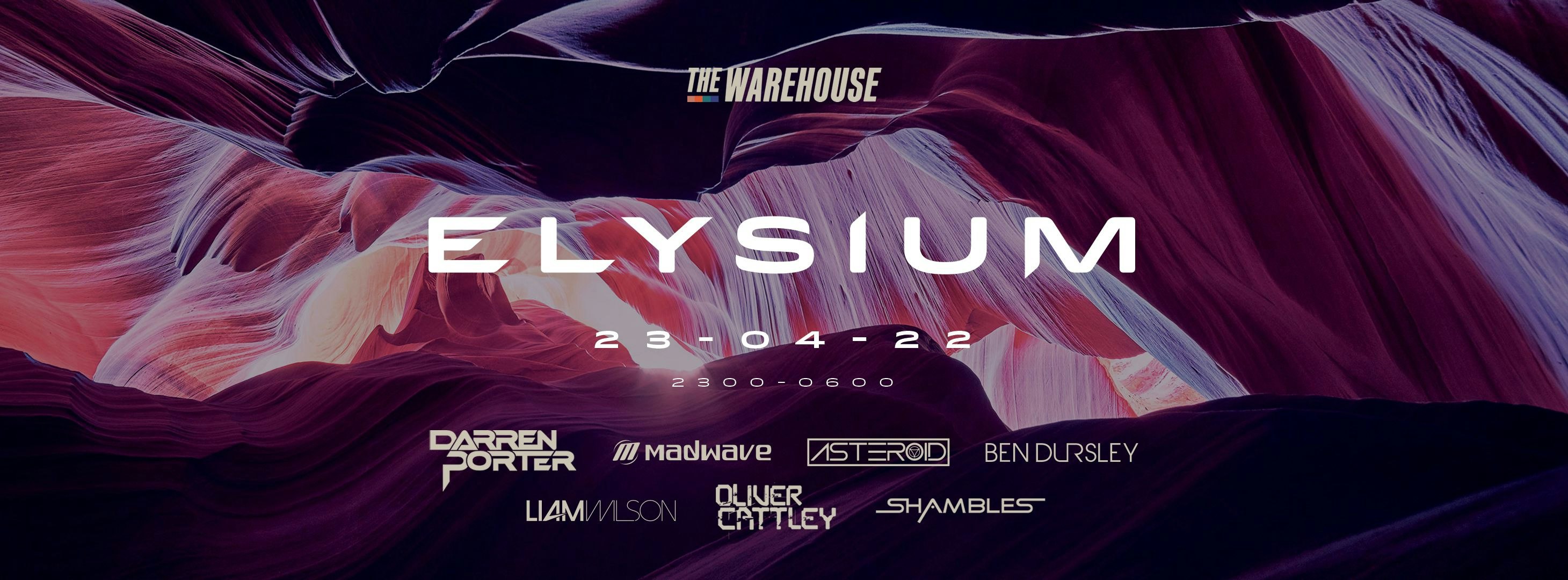 Elysium Presents – Darren Porter, Asteroid, Madwave, Liam Wilson – Club
