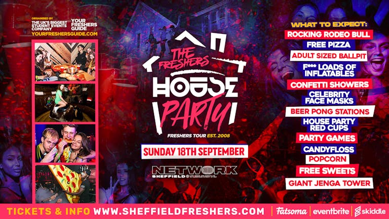 [FREE ENTRY] - The Freshers House Party | Sheffield Freshers 2022