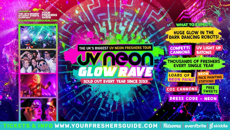 [£1 Tickets] UV Neon Glow Rave | Exeter Freshers 2022