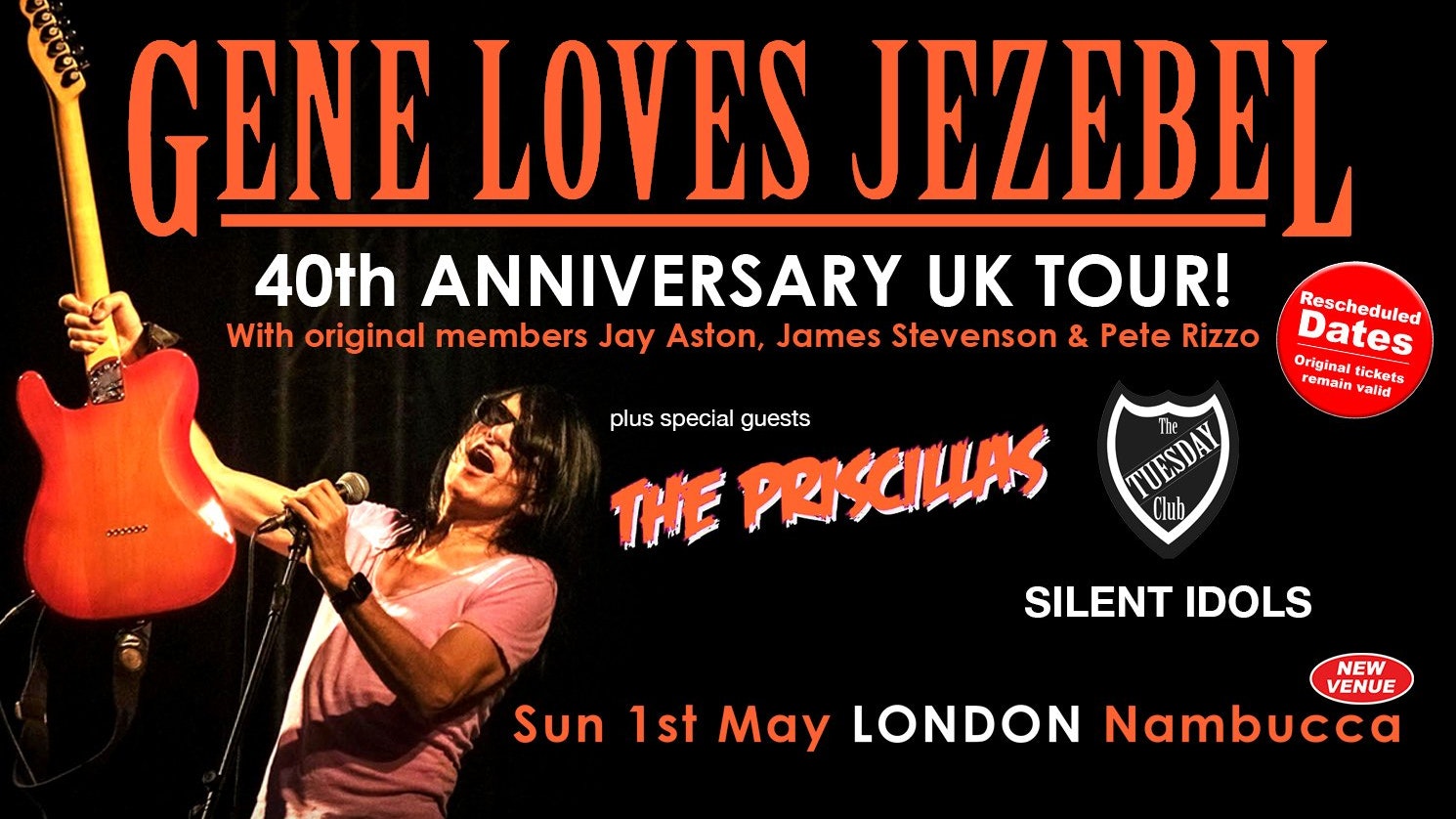 Gene Loves Jezebel + The Priscillas + The Tuesday Club & Silent Idols