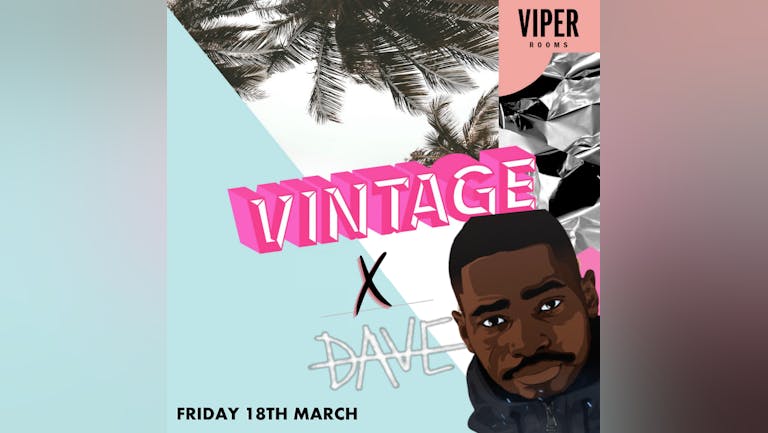 Fridays: Vintage X Dave