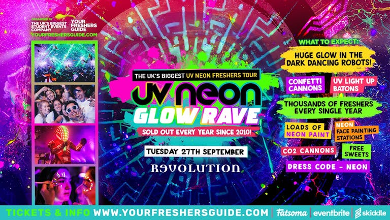 UV Neon Glow Rave | Loughborough Freshers 2022