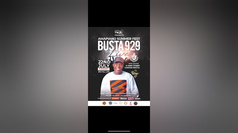 Amapiano summer fest Busta929 tour  ( after party )