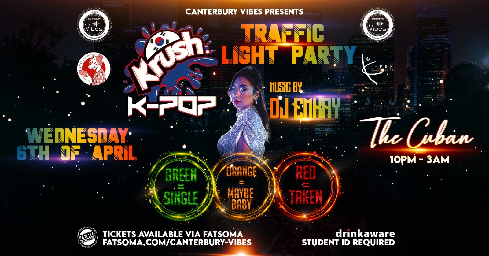 KRUSH K-POP with DJ EMKAY ( Traffic Light Edition )