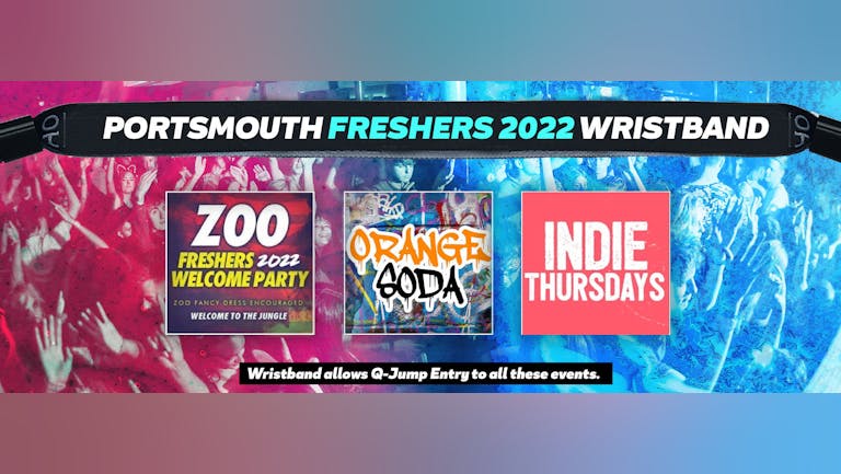 Portsmouth Freshers Invasion 2022 Wristband