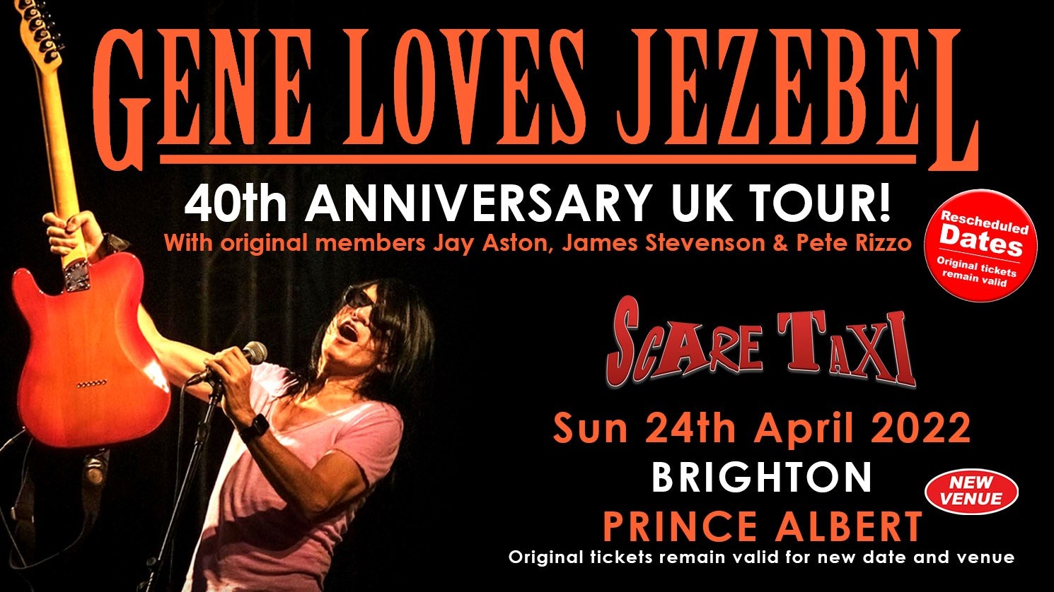 SOLD OUT – Gene Loves Jezebel + Scare Taxi