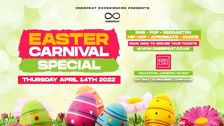 TODAY 😍 Your Fun Easter Carnival Special 🎁🎉ONLY LIMITED TICKETS AVAILABLE NOW ✅
