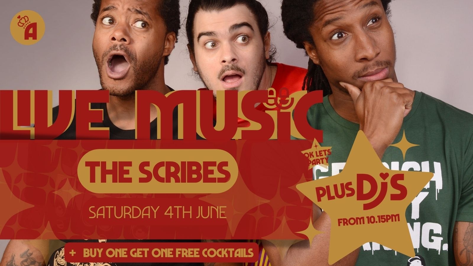 Live Music: THE SCRIBES // Annabel’s Cabaret & Discotheque, Plymouth
