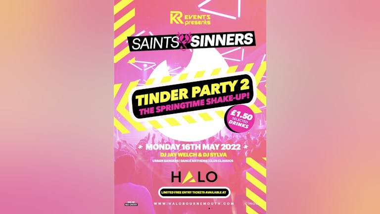 HALO MONDAYS  🔺// Bournemouth’s biggest Monday night! 🔥 // TINDER PARTY pt 2 ♥️