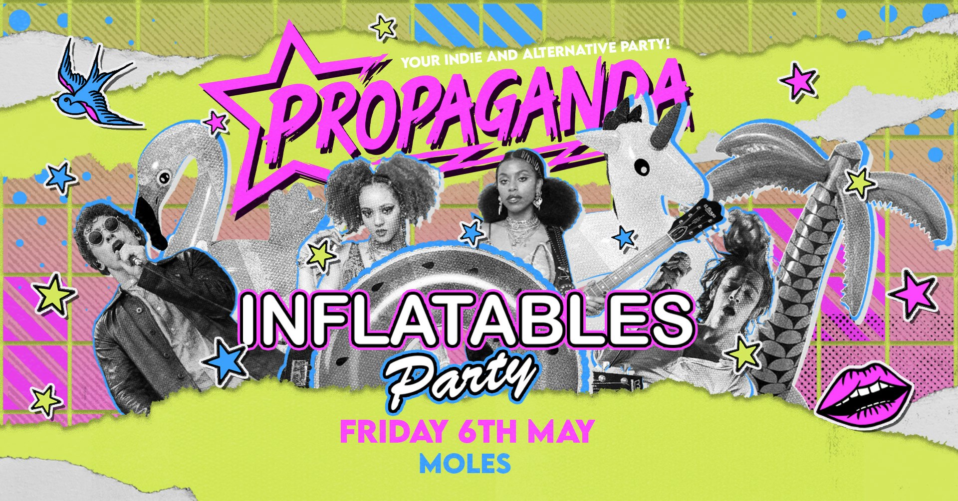Propaganda Bath – Inflatables Party!