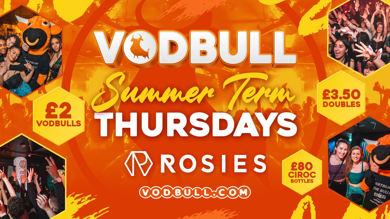 🧡VODBULL at ROSIES!! 🧡TONIGHT! 🧡 26/05