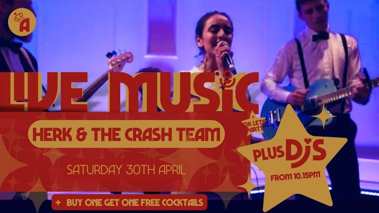 Live Music: HERK & THE CRASH TEAM // Annabel's Cabaret & Discotheque, Plymouth