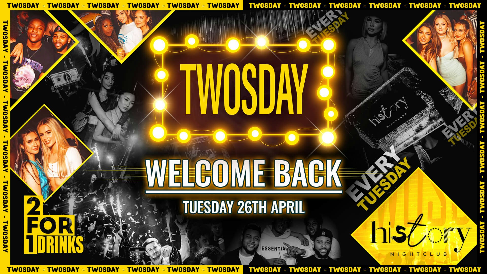 TWOSDAY ⭐️ WELCOME BACK STUDENTS ⭐️ Manchester’s Biggest Student Tuesday 2 Years Running 🏆