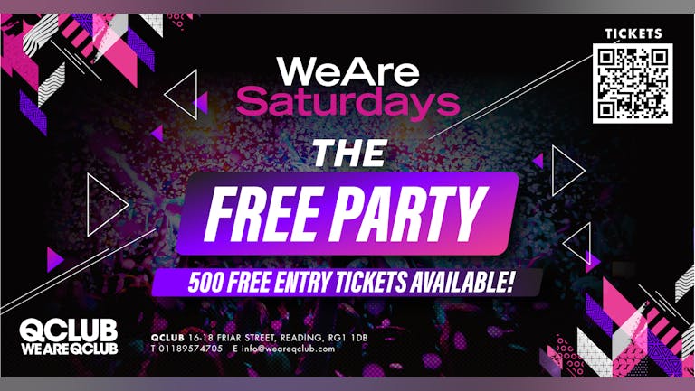 WeAreSaturdays  - FREE ENTRIES SOLD OUT / LAST 85 DISCOUNT TICKETS LEFT