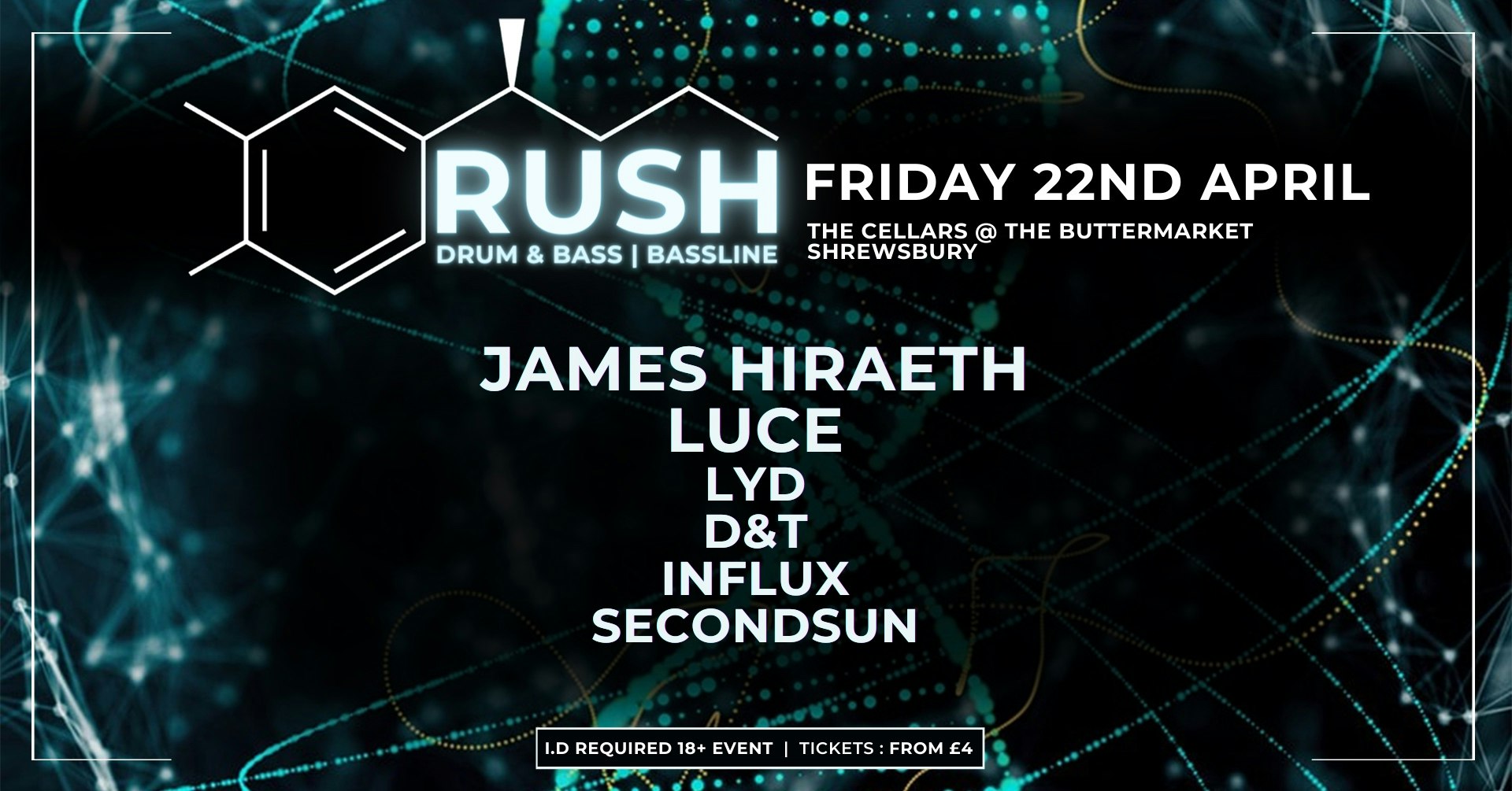 RUSH – Bassline/D&B Night – TONIGHT! – Main Arena