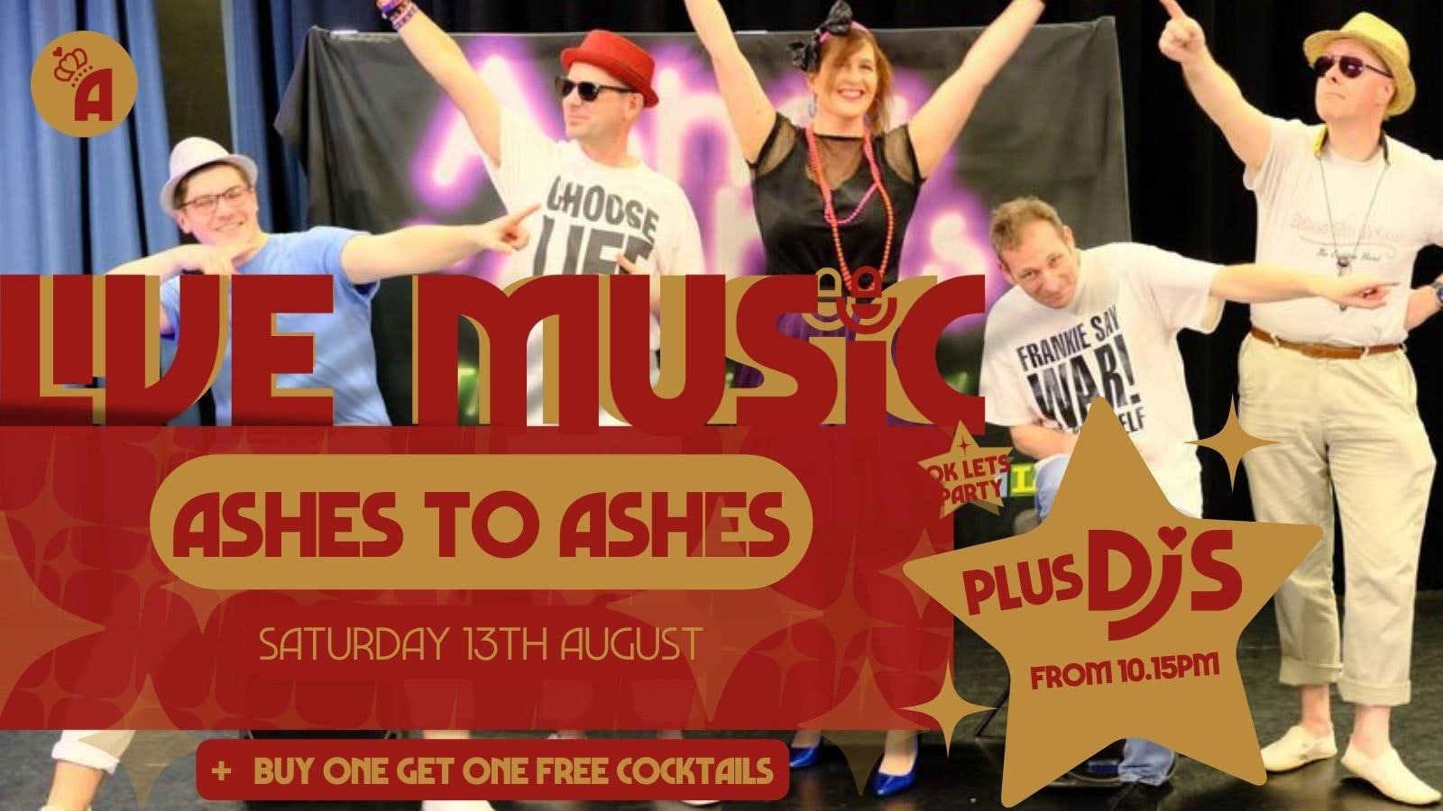 Live Music: ASHES TO ASHES // Annabel’s Cabaret & Discotheque, Plymouth