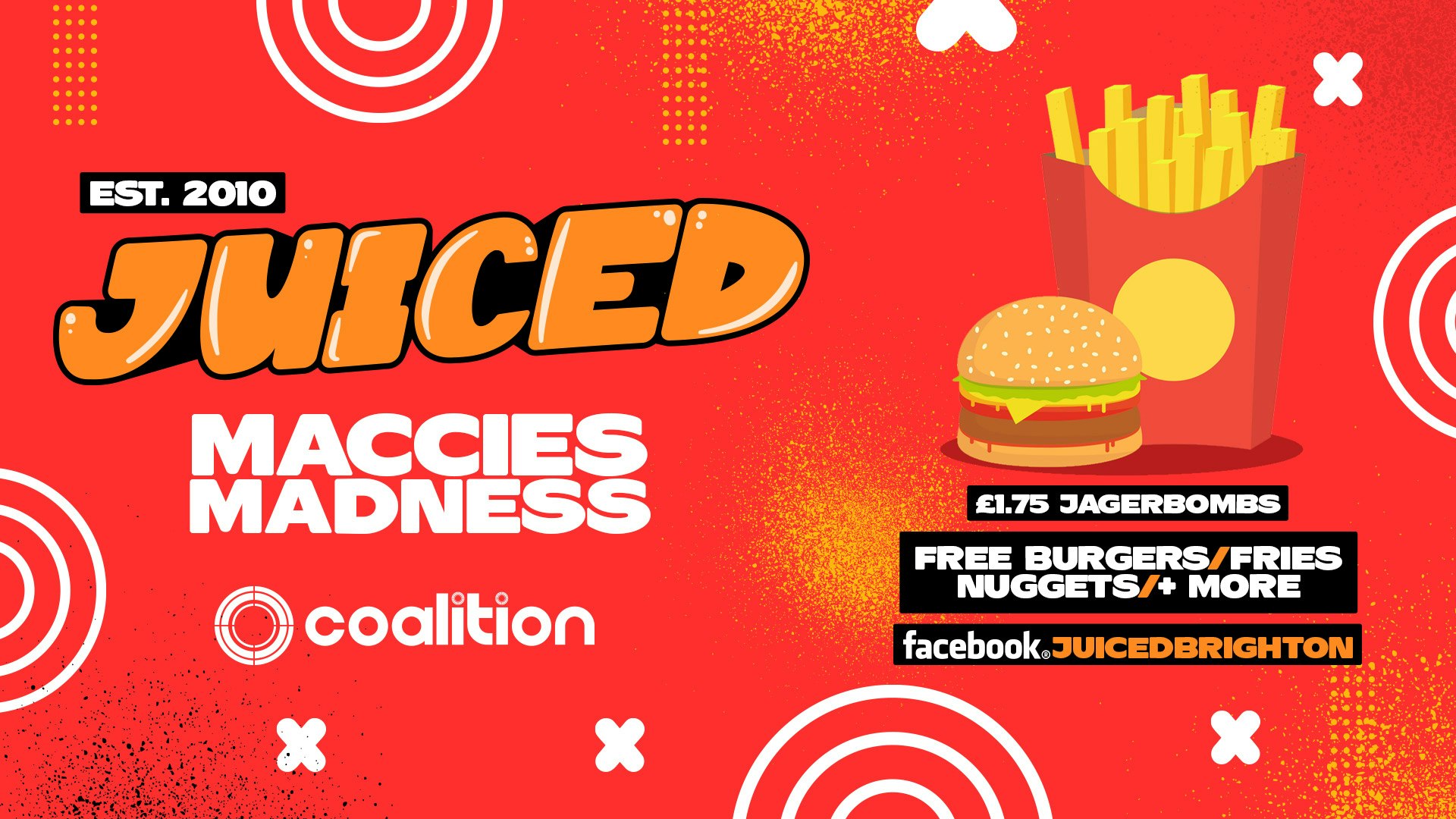 JUICED Fridays x Maccies Madness | FREE Burgers, Fries, Nugs + more – 29.04.22