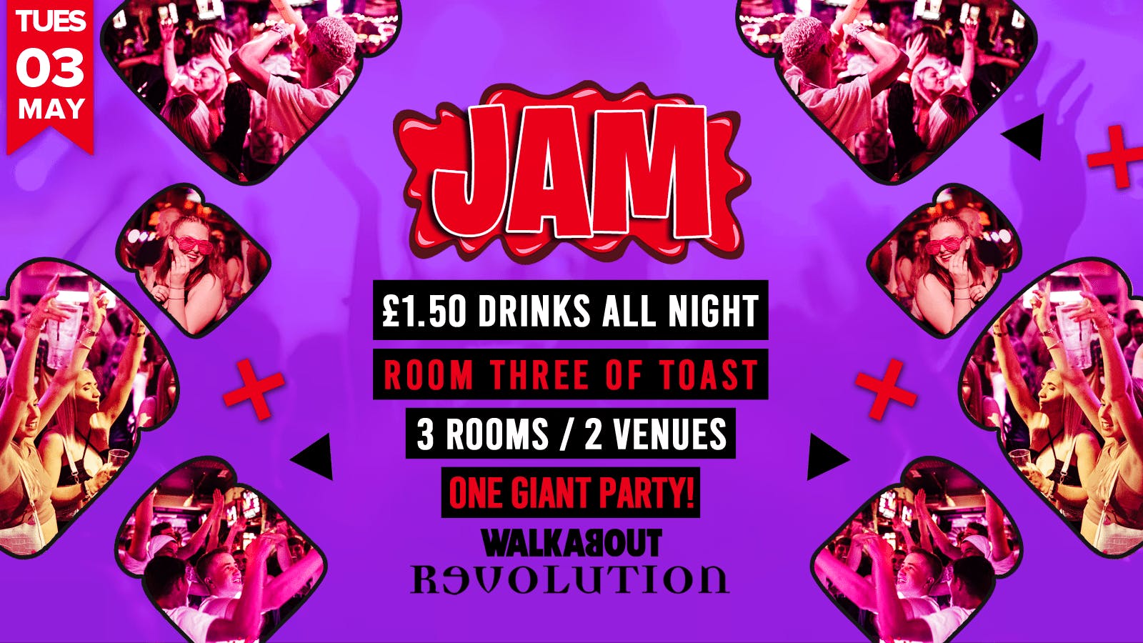 Jam • Room 3 Of Toast • Walkabout & Revolution