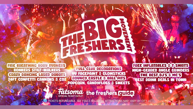 The Freshers Movement Reading 2022 🎉 FINAL REMAINING TICKETS!