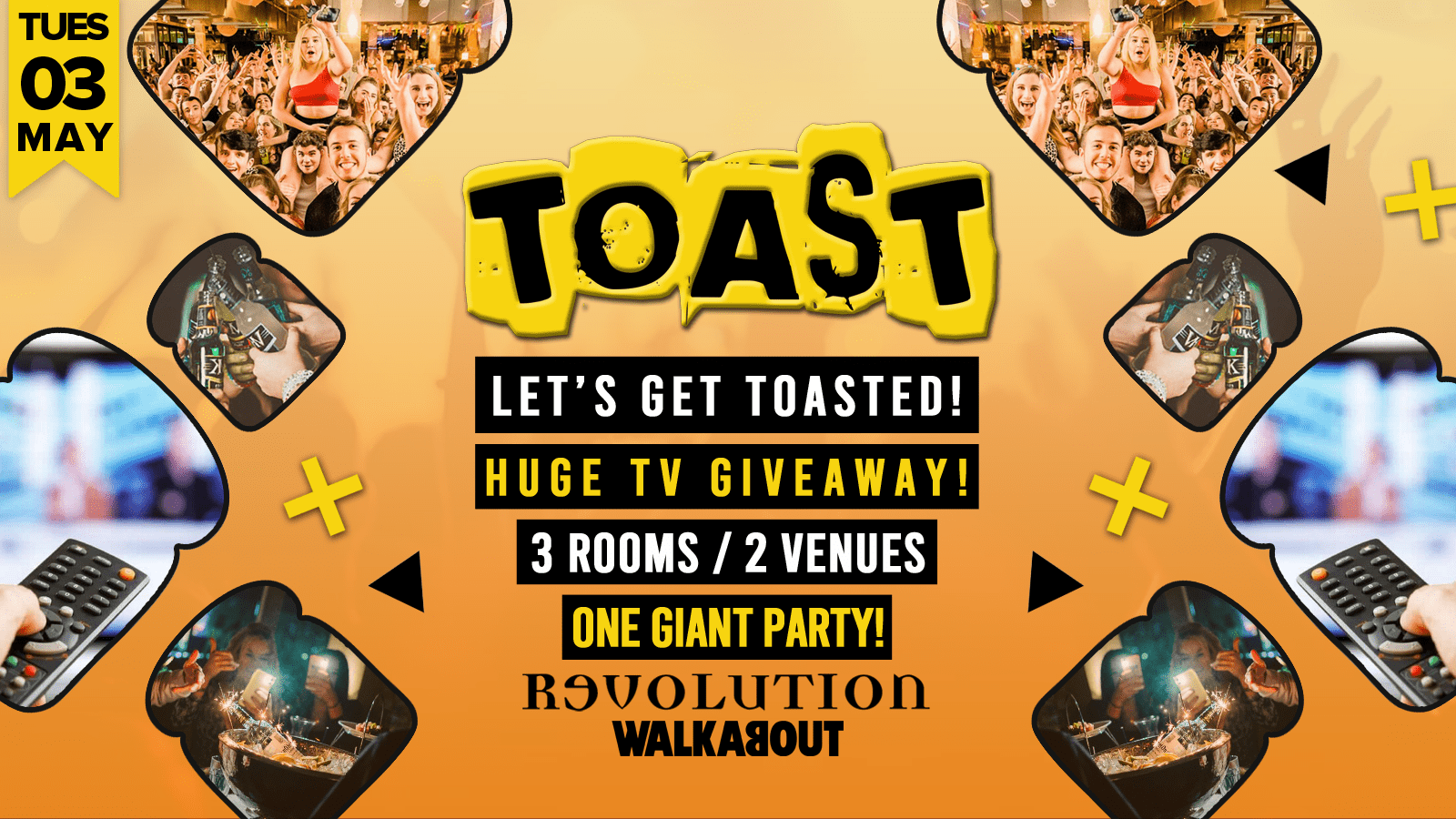 Toast • Huge TV Giveaway • Revolution & Walkabout