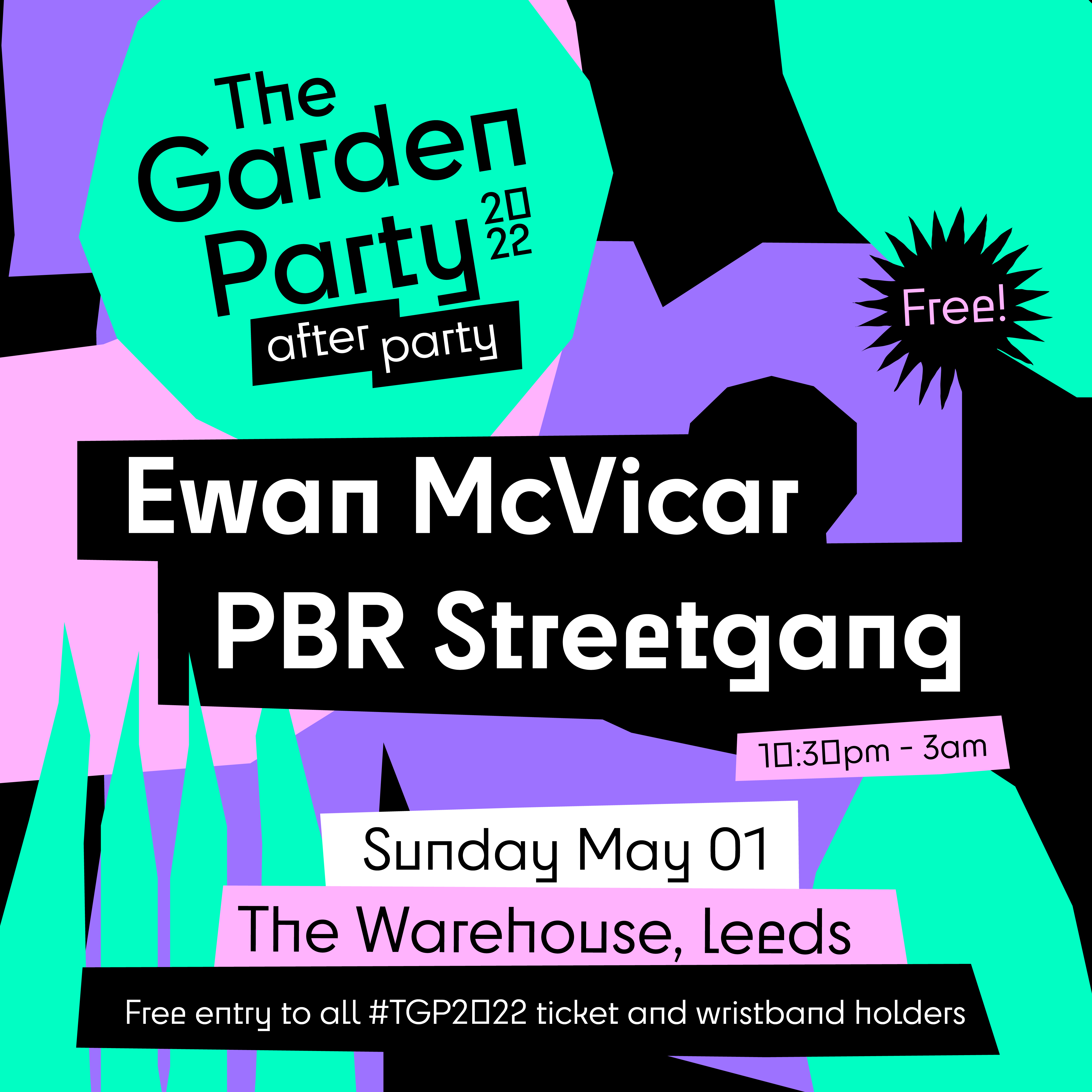 Ewan McVicar – Free Garden Party Afterparty – Club