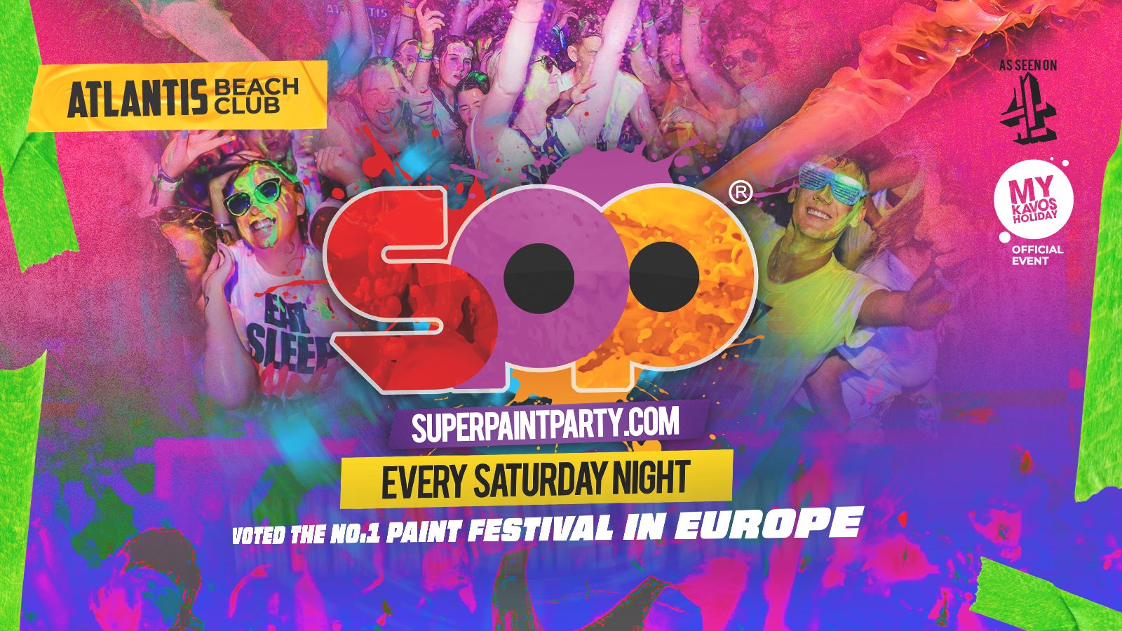 Super Paint Party | Atlantis Kavos – Official Event