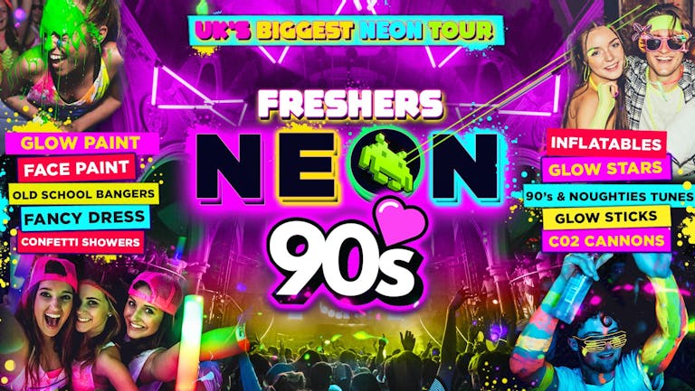 CARDIFF FRESHERS NEON 90's & 00's PARTY 🎉 - The UK's Biggest Neon Tour! 