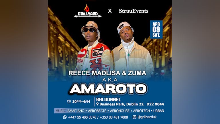 Reece Madlisa & Zuma a.k.a Amaroto Live in  Dublin 