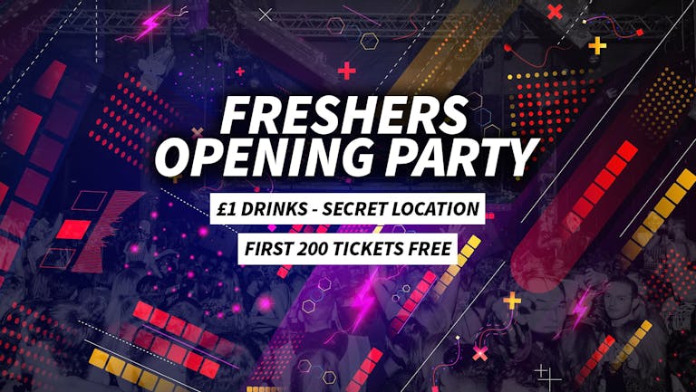 Freshers Opening Party | First 200 FREE TICKETS