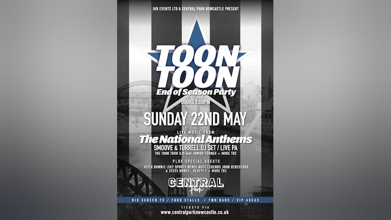 Toon Toon End Of Season Party! Ft. Smoove & Turrell (dj) & more