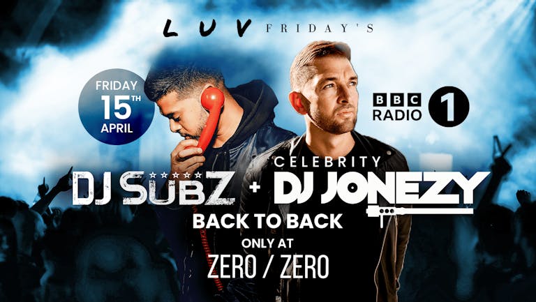 MORE £1 tickets added today - Quids in Fridays 🔥 with DJ JONEZY